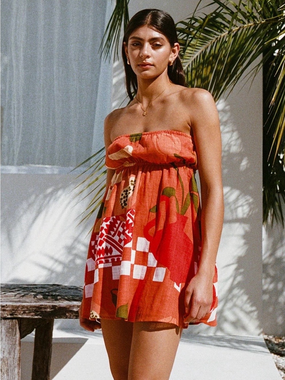 Sabo Skirt Strapless Layne Dress XS